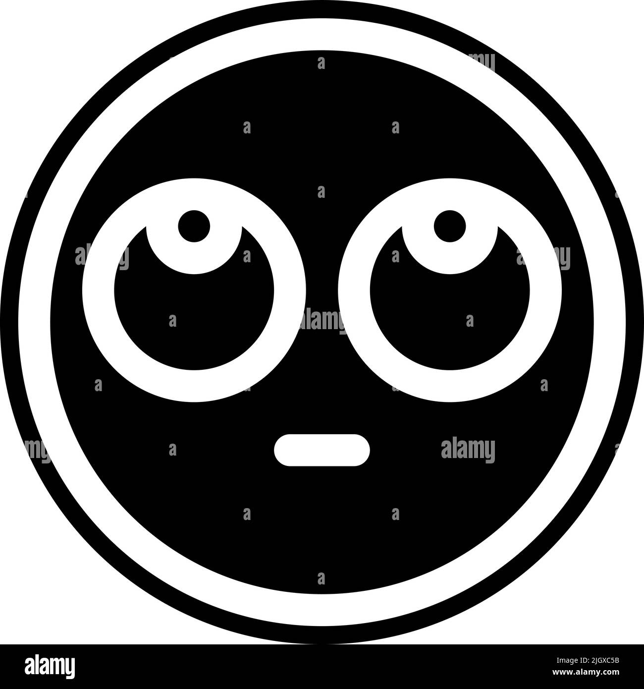 Emoji and emoticons rolling eyes icon Stock Vector Image & Art Alamy