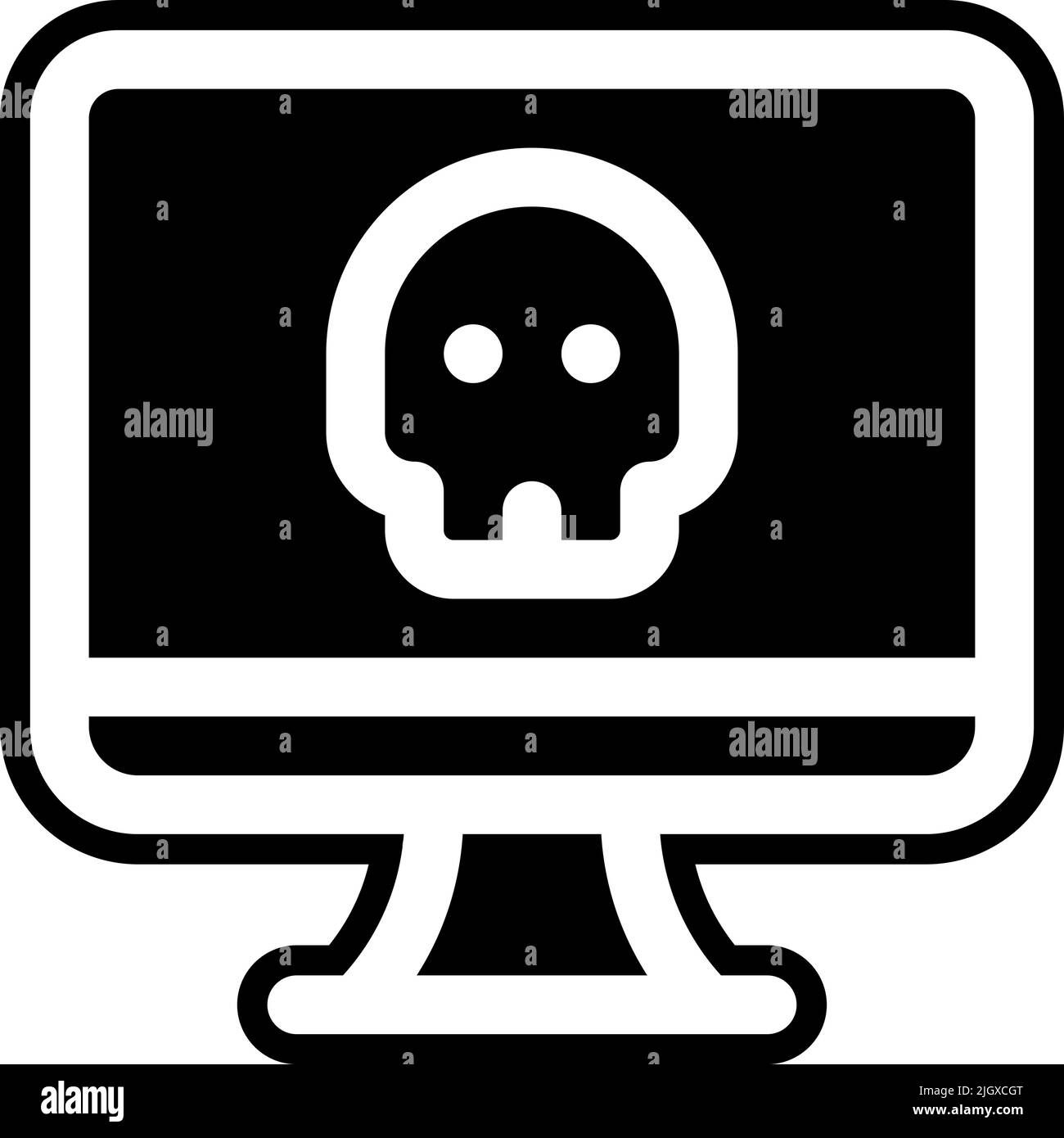 Cyber attack icon Black and White Stock Photos & Images - Alamy