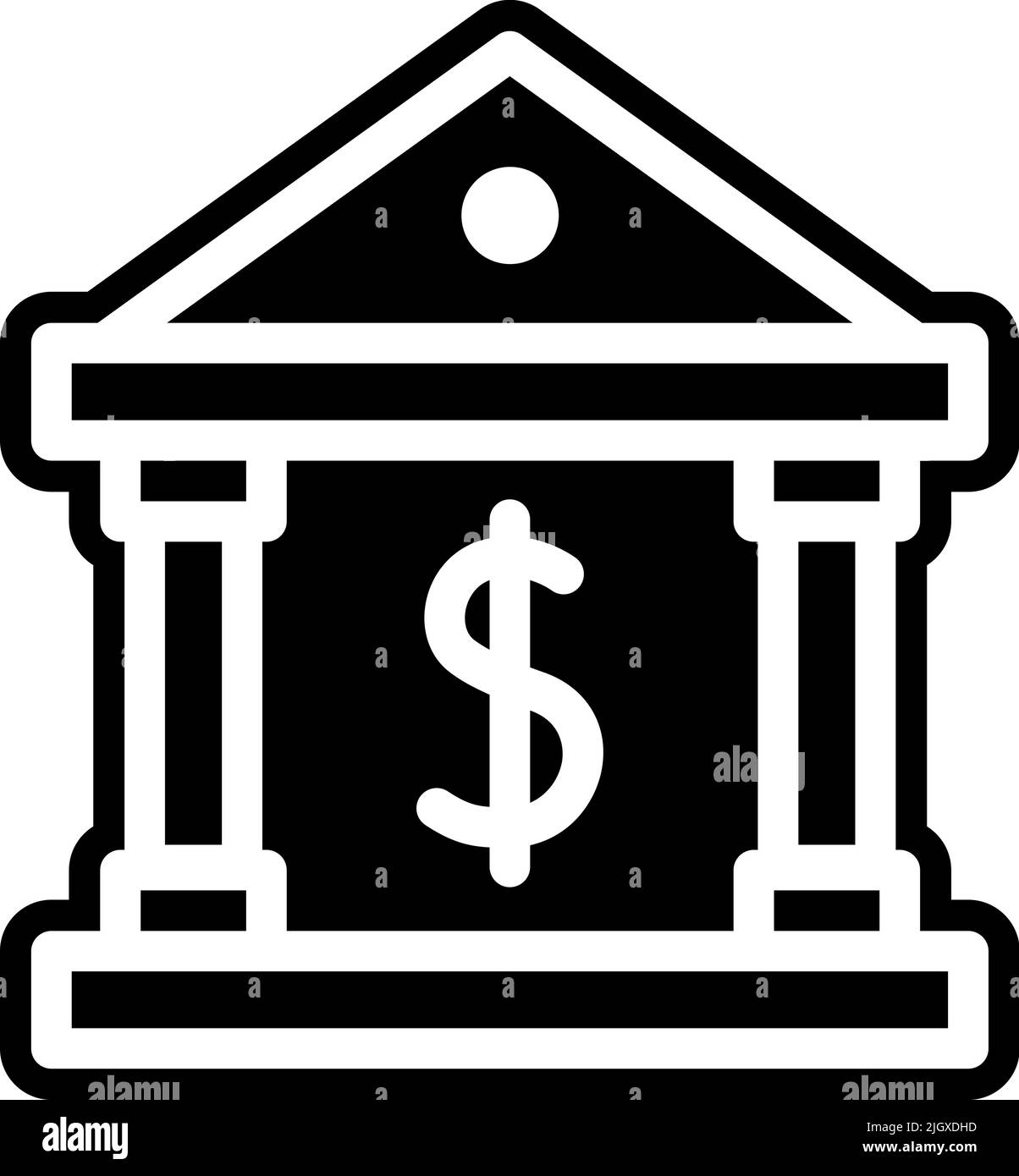 Finances bank icon . Stock Vector