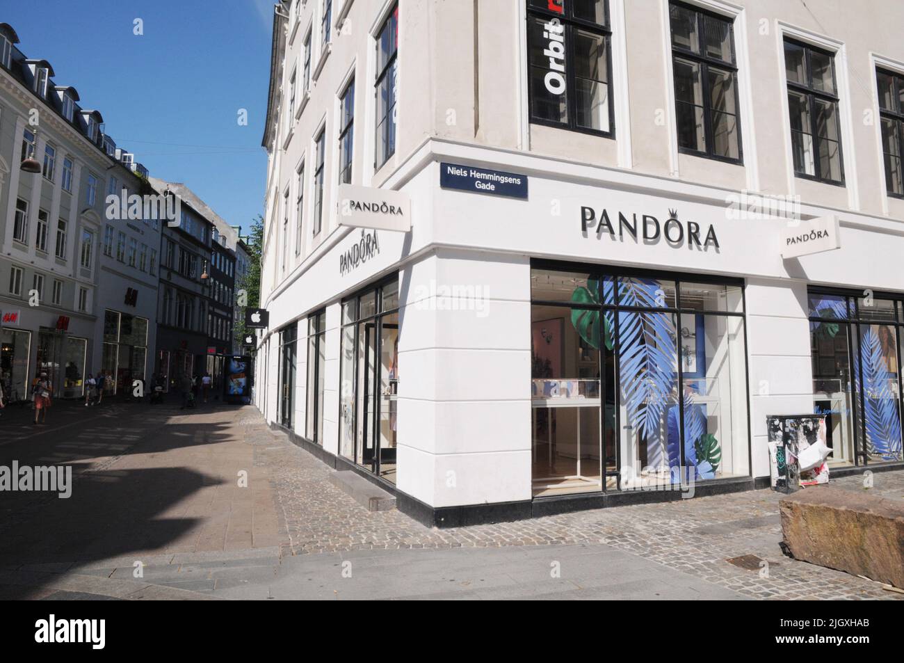 Copenhagen /Denmark/13 July 2022/Pandora store in danish capital Copenhagen  Denmark. (Photo..Francis Dean/Dean Pictures Stock Photo - Alamy