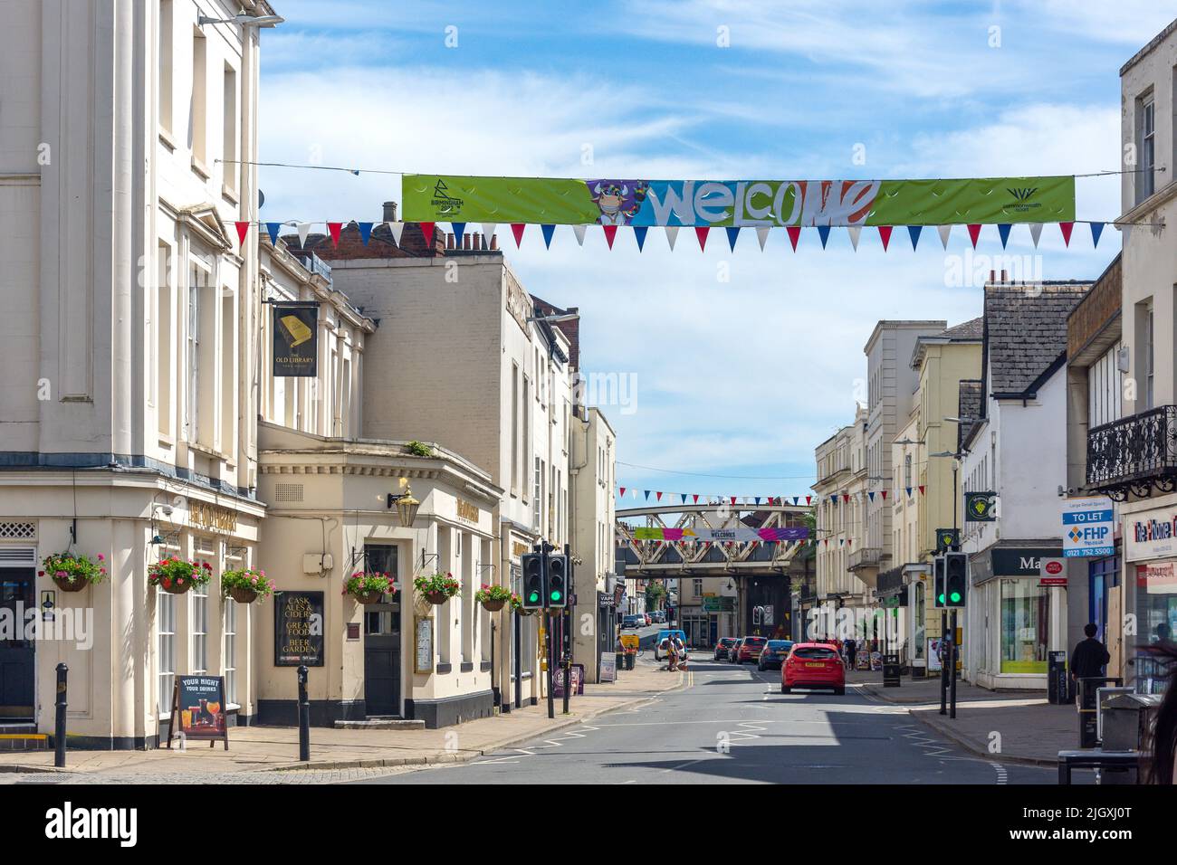 Bath Street, Old Town, Royal Leamington Spa, Warwickshire, England
