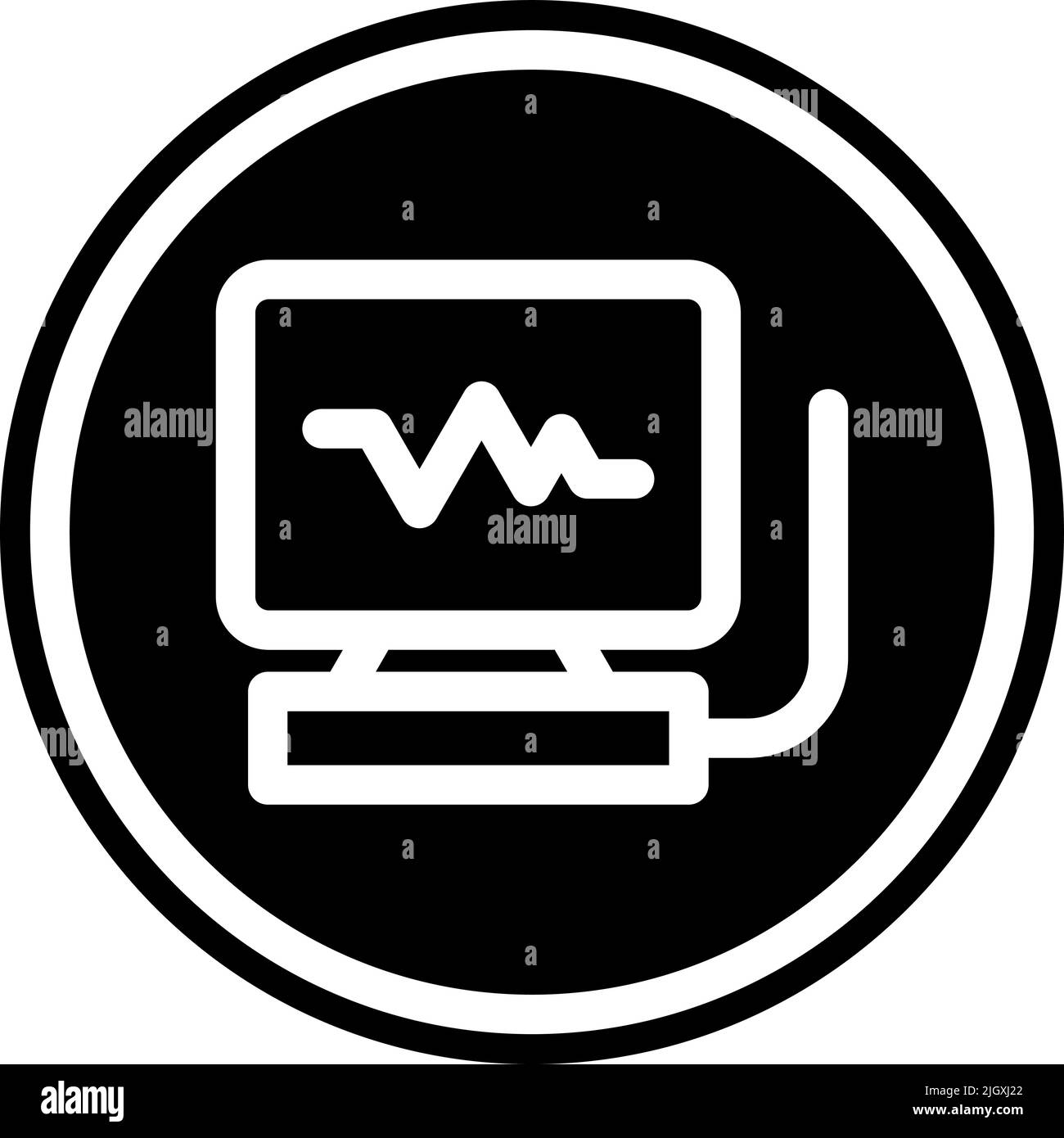 Electrocardiogram beat Black and White Stock Photos & Images - Alamy