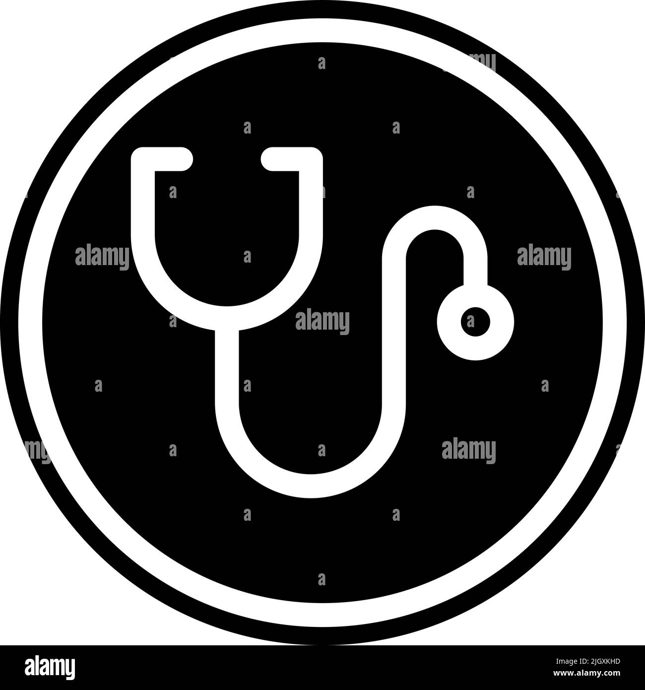Healthcare stethoscope icon Stock Vector Image & Art Alamy