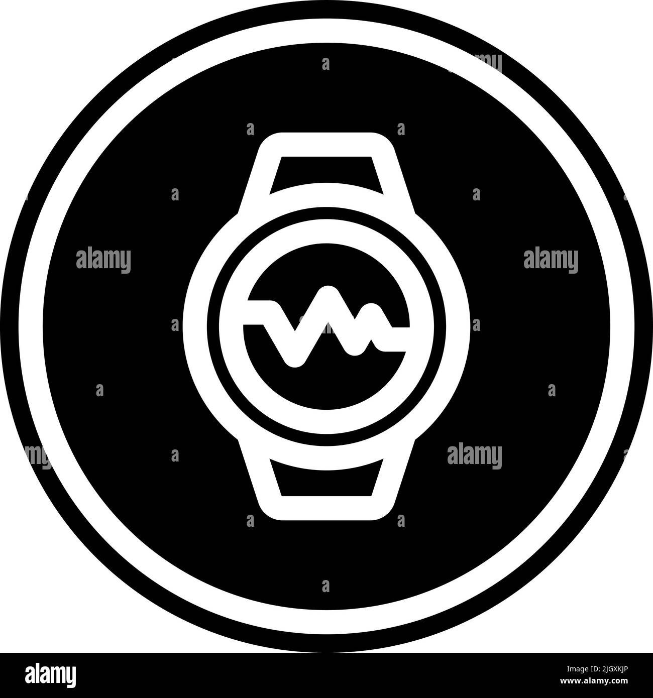 Healthcare smartwatch icon . Stock Vector