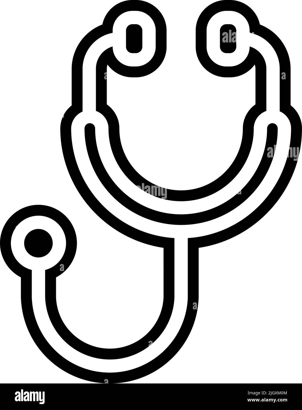 Healthy stethoscope icon Stock Vector Image & Art Alamy