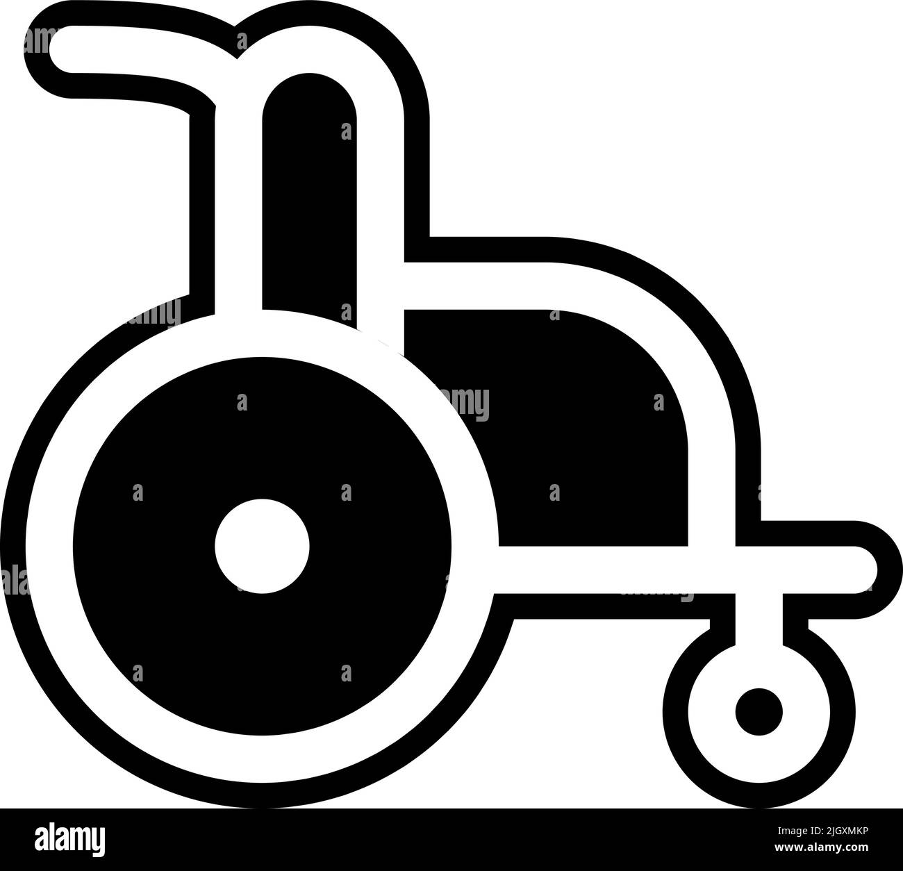 Healthcare wheelchair icon Stock Vector Image & Art Alamy