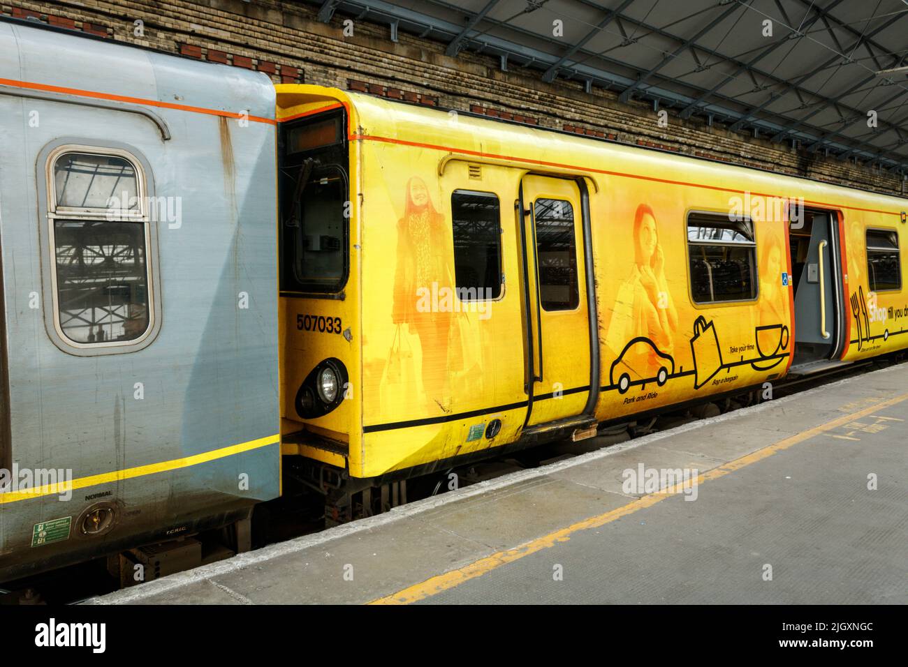 507033 at Southport railway station. Saturday 09th July 2022. Stock Photo