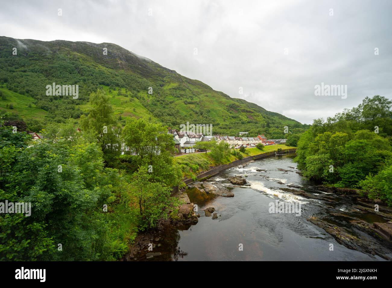 Kinlochleven, village in Lochaber, Scotland, UK Stock Photo Alamy