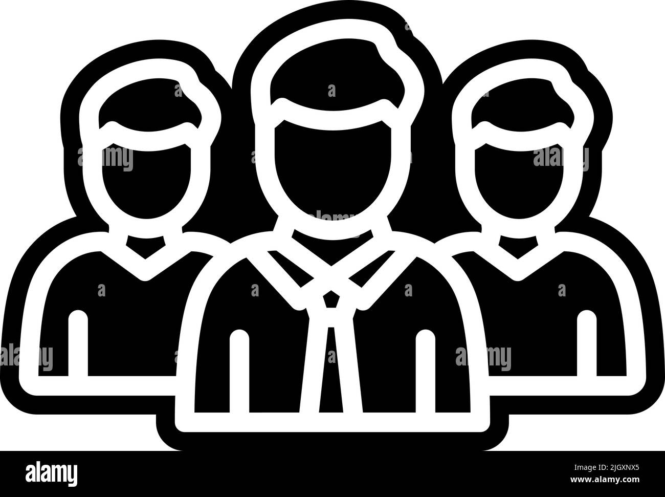 Human resources executive icon . Stock Vector