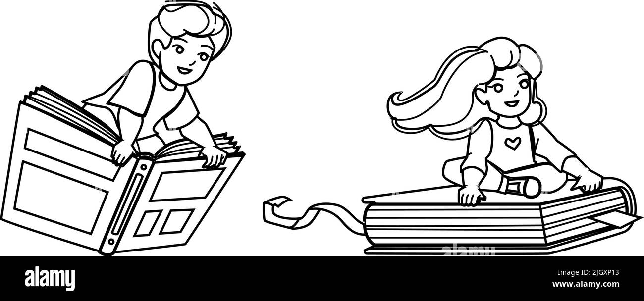 kid book vector Stock Vector Image & Art - Alamy