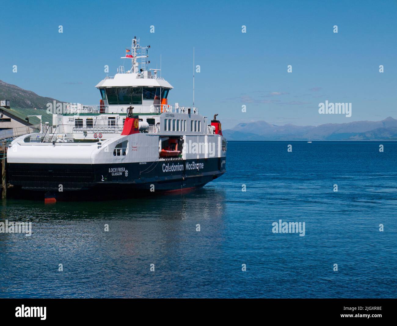 Caledonian Macbrayne ferry at Craignure, Isle of Mull Stock Photo
