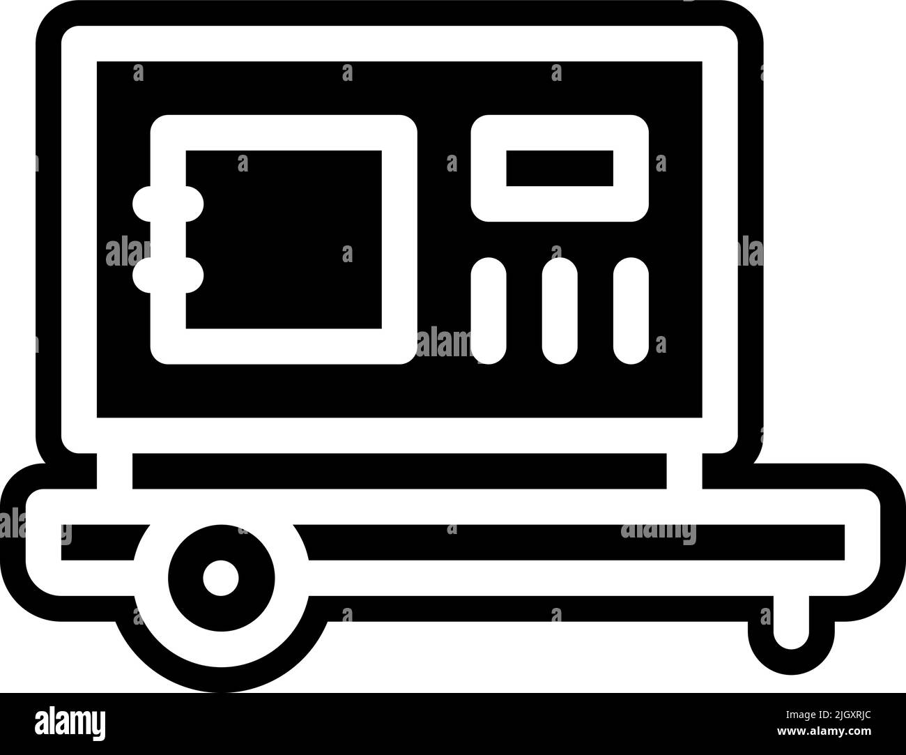 Industry electric generator icon Stock Vector Image & Art - Alamy