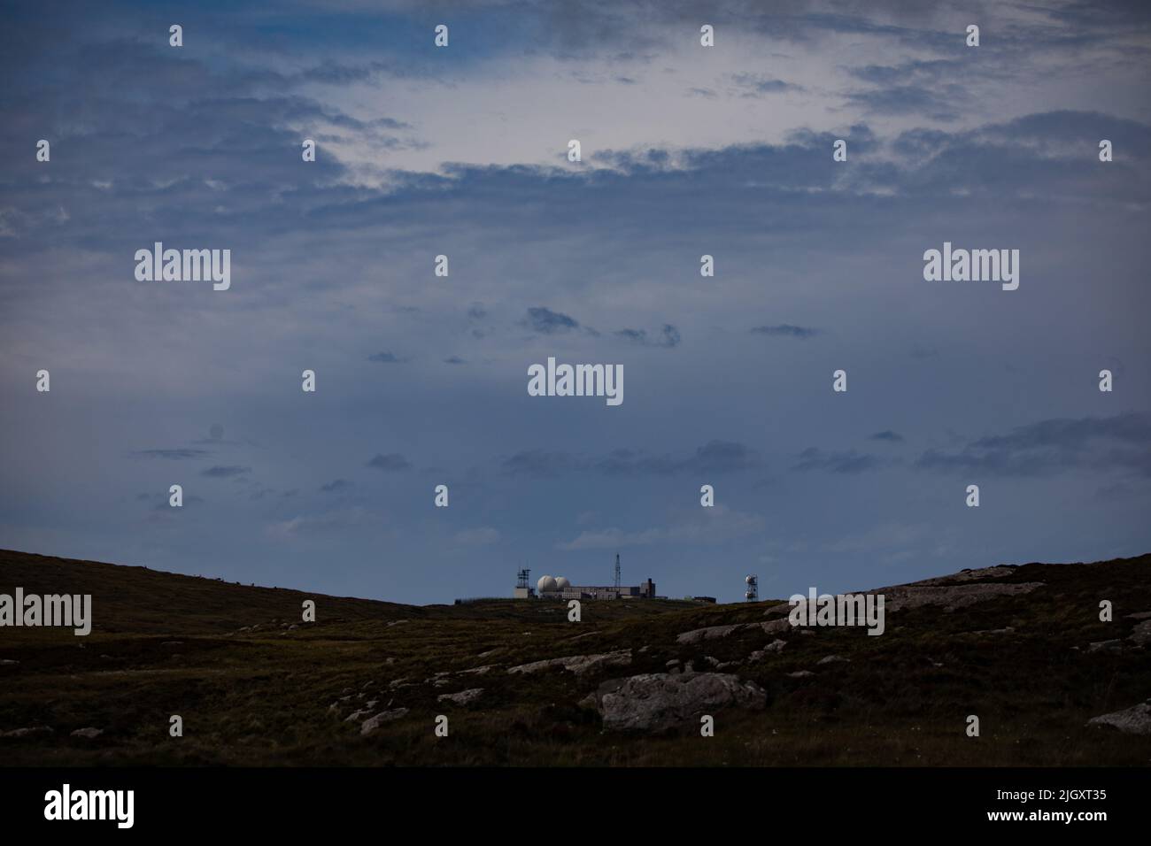 Military Installation, South Uist Stock Photo
