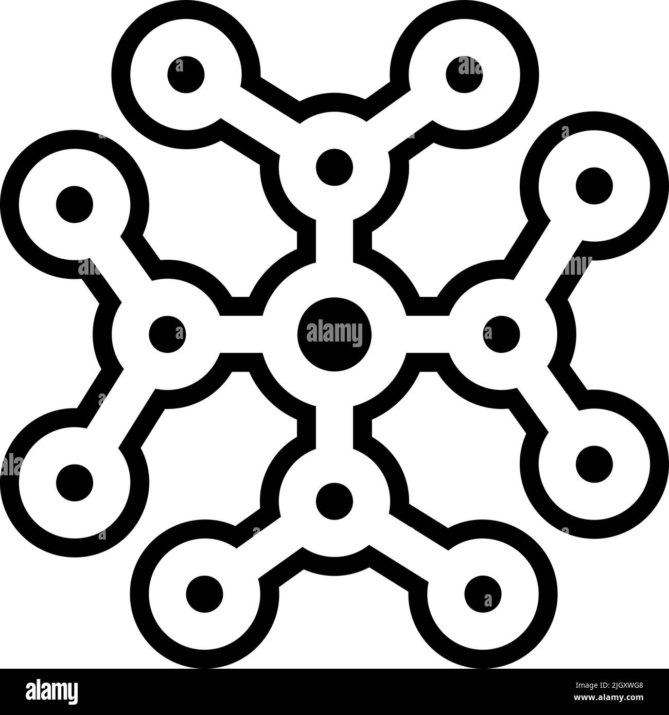 Laboratory molecule icon Stock Vector Image & Art - Alamy