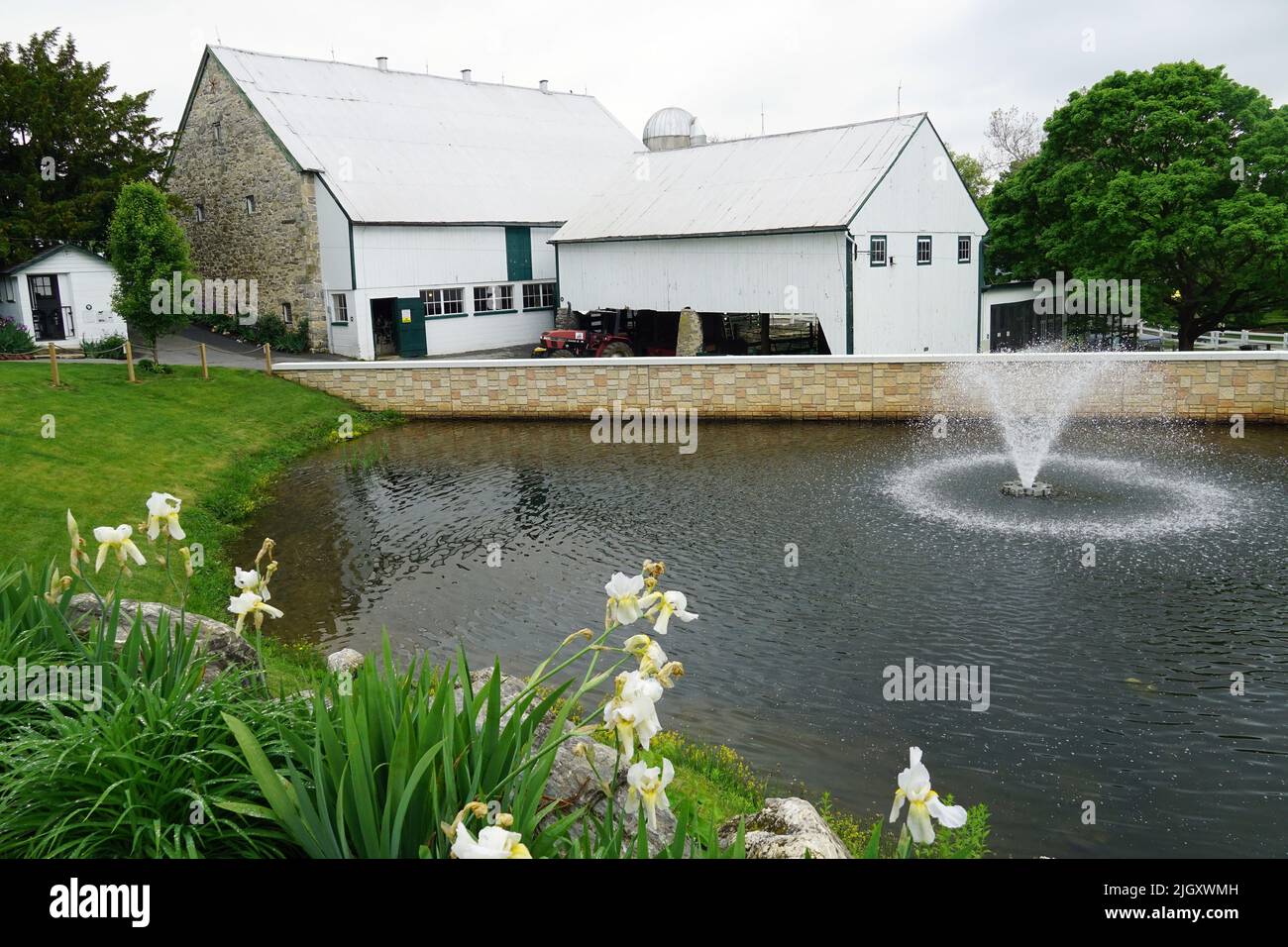 Amish farn, Lancaster, Pennsylvania, USA, North America Stock Photo