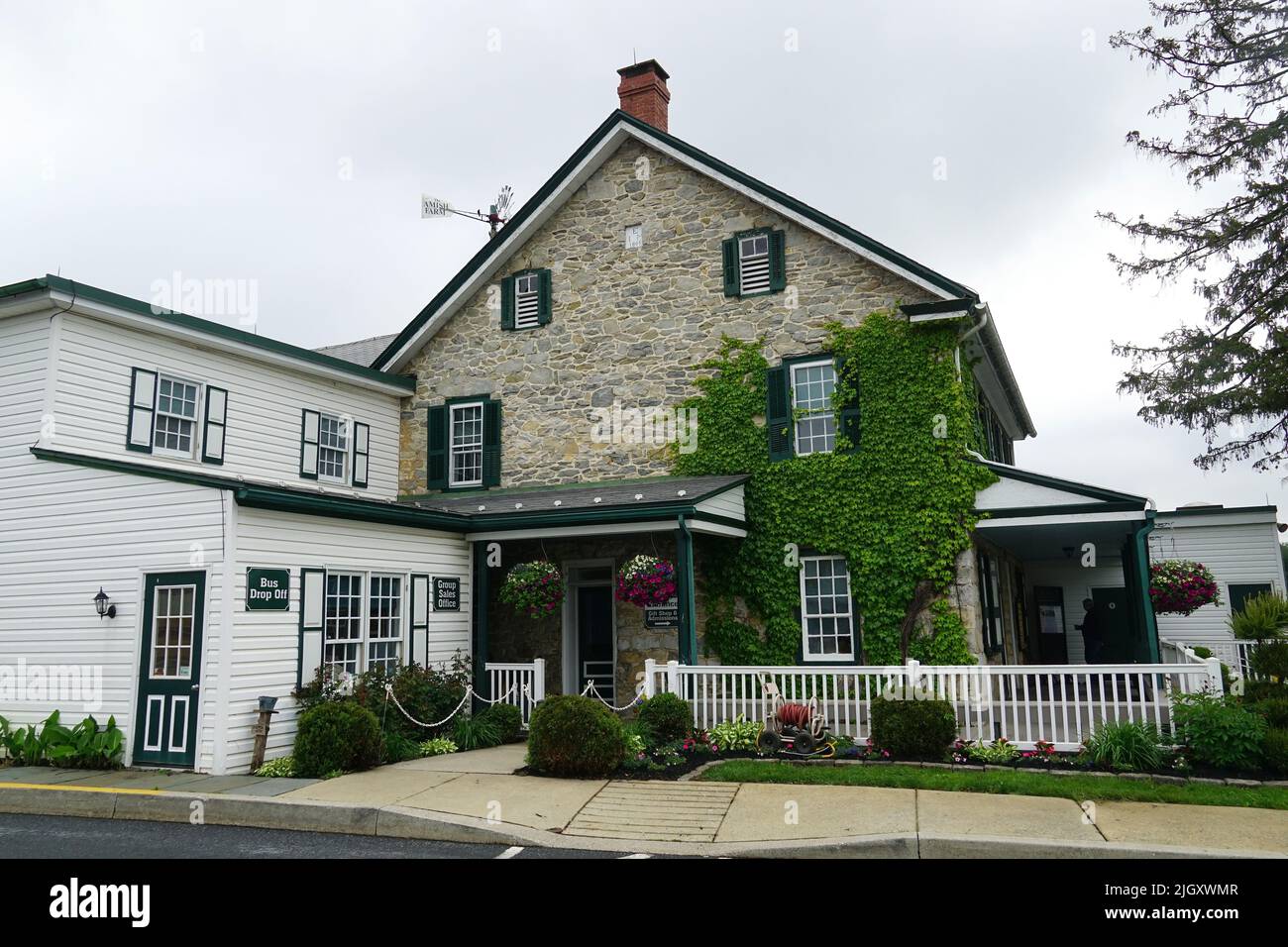 Amish farn, Lancaster, Pennsylvania, USA, North America Stock Photo