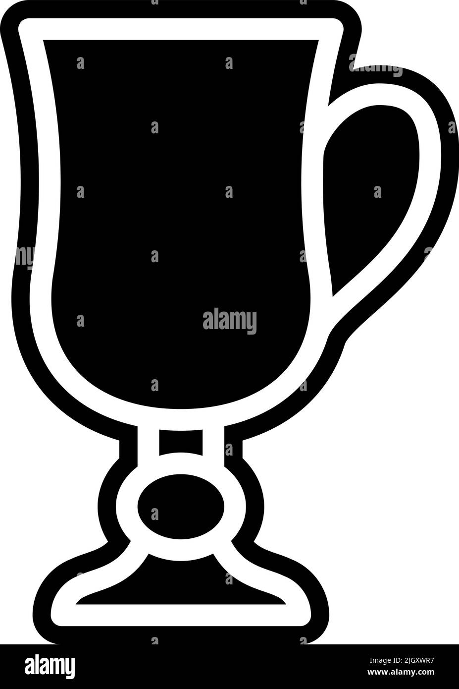 Kitchen utensil irish coffee icon Stock Vector Image & Art - Alamy