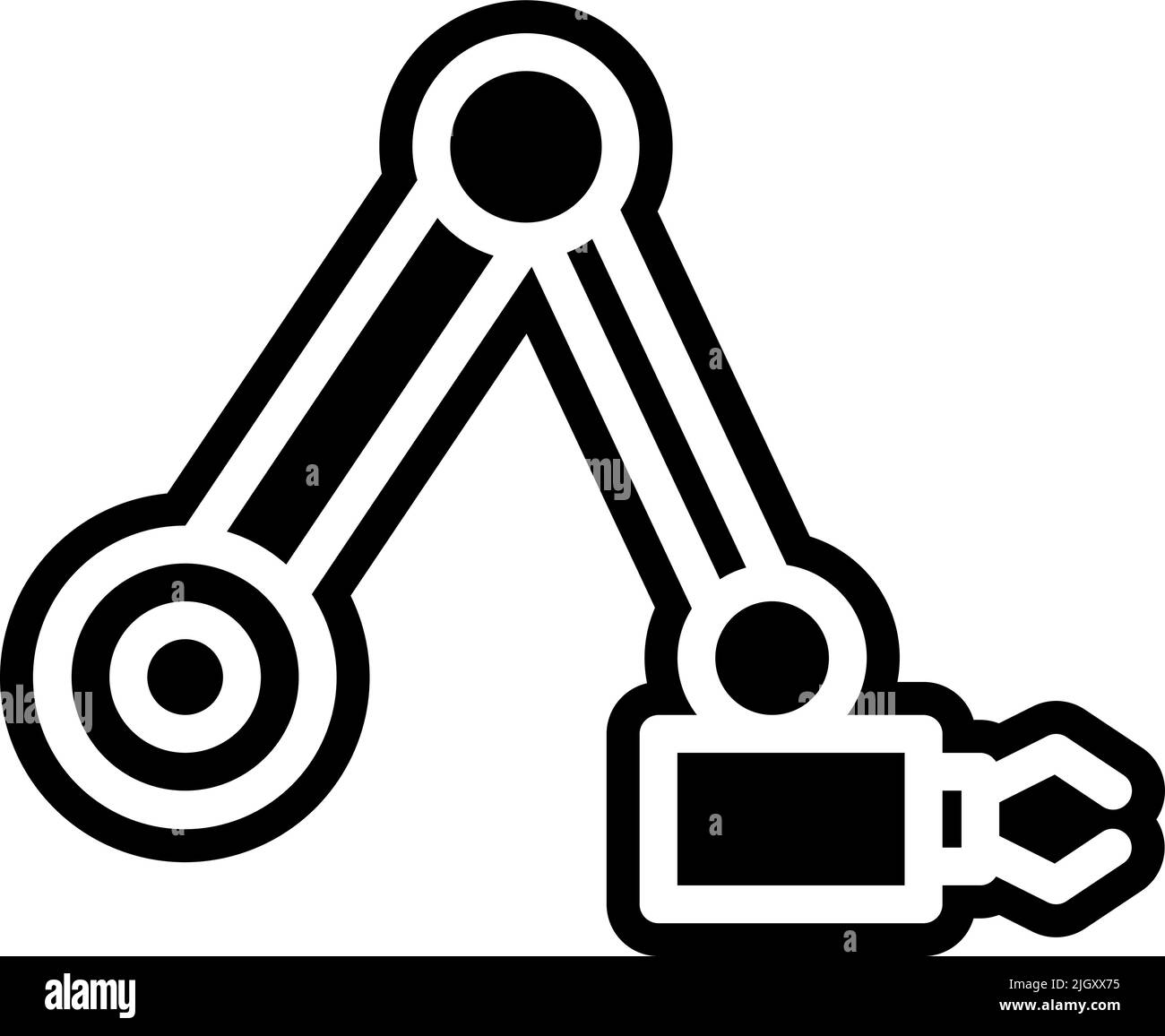 Mars perseveration mission robotic arm icon Stock Vector Image & Art ...