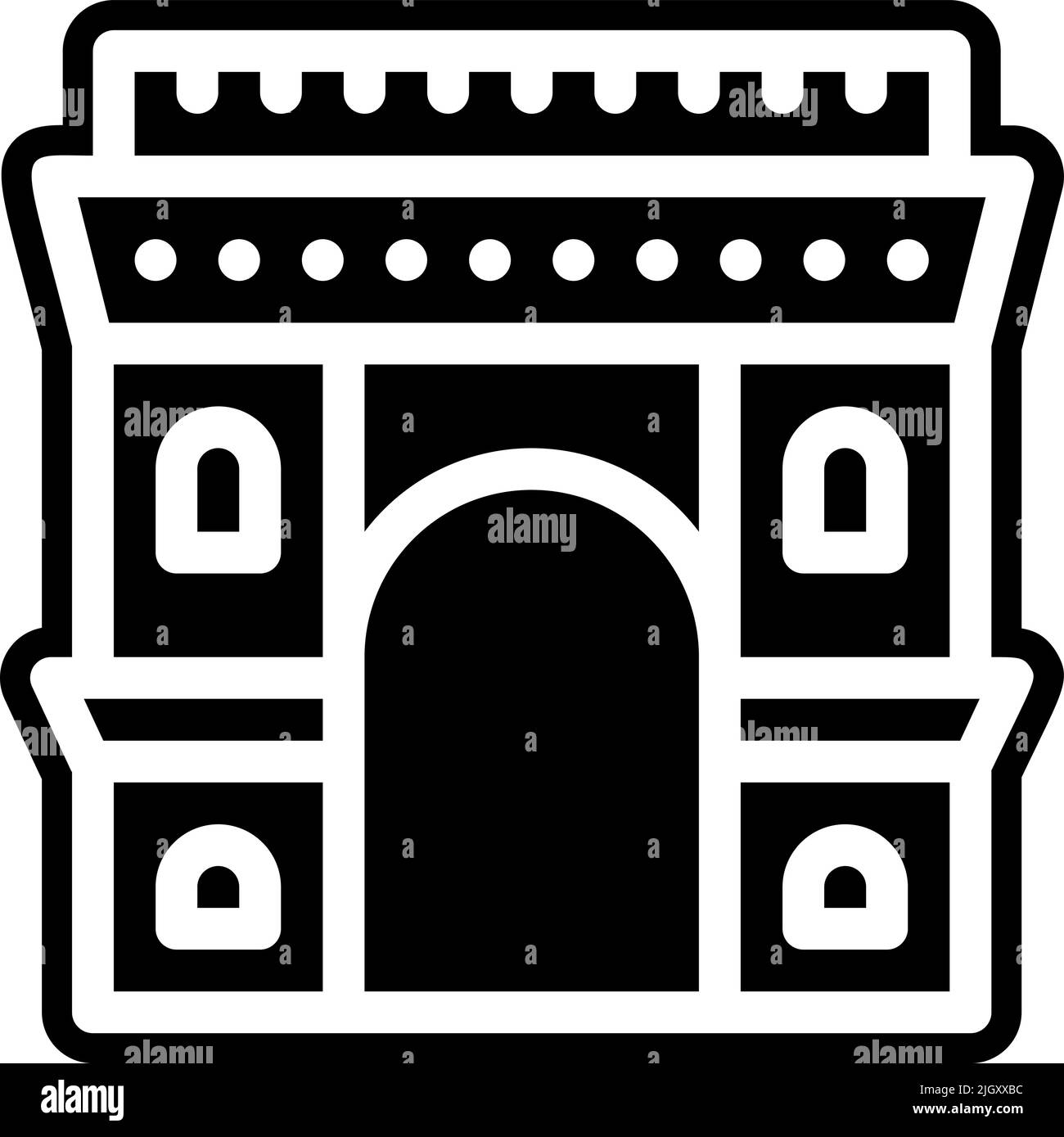 Landmark arc de triomphe icon Stock Vector Image & Art Alamy