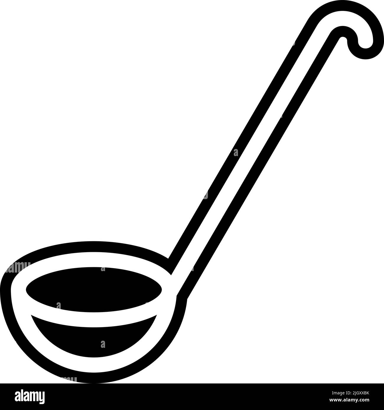 Soup pot ladle Black and White Stock Photos & Images - Alamy