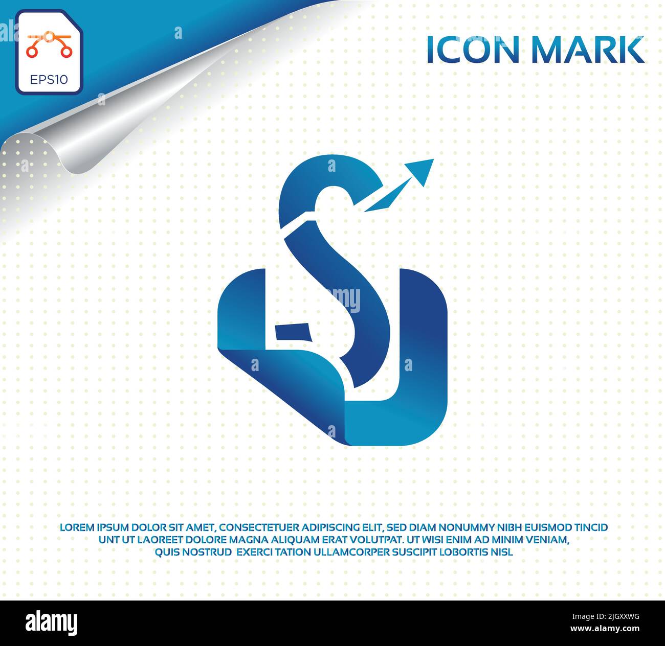 Creative letter s modern digital travel logo Stock Vector Image & Art ...
