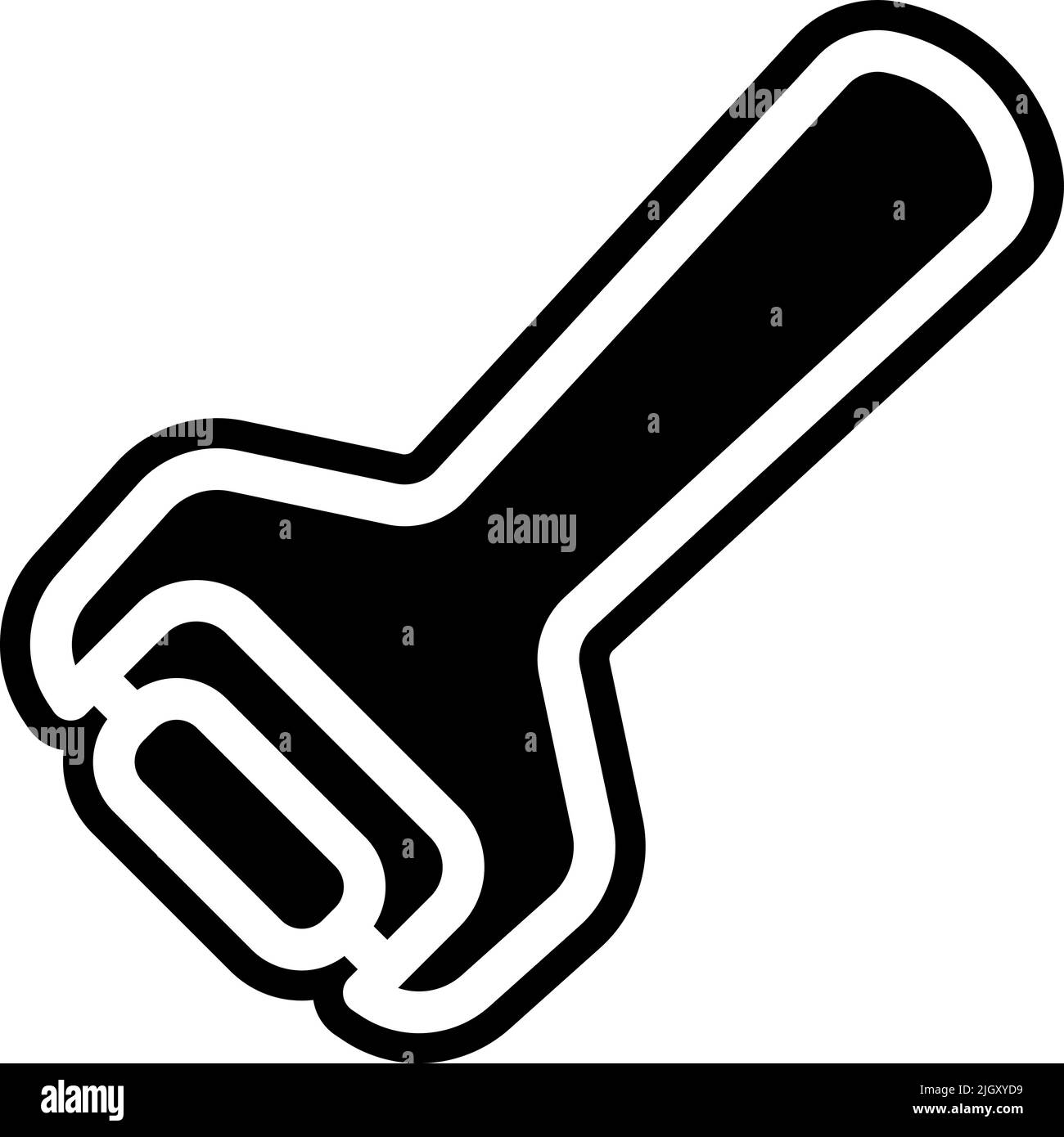 Kitchen utensil peeler icon . Stock Vector