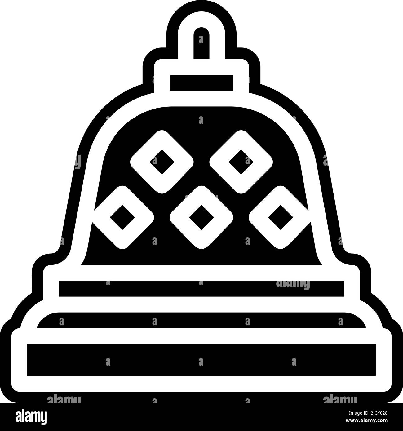 Borobudur Temple Stupa Silhouette icon template logo vector inspiration  Stock Vector Image \u0026 Art - Alamy, image size:1300x1390
