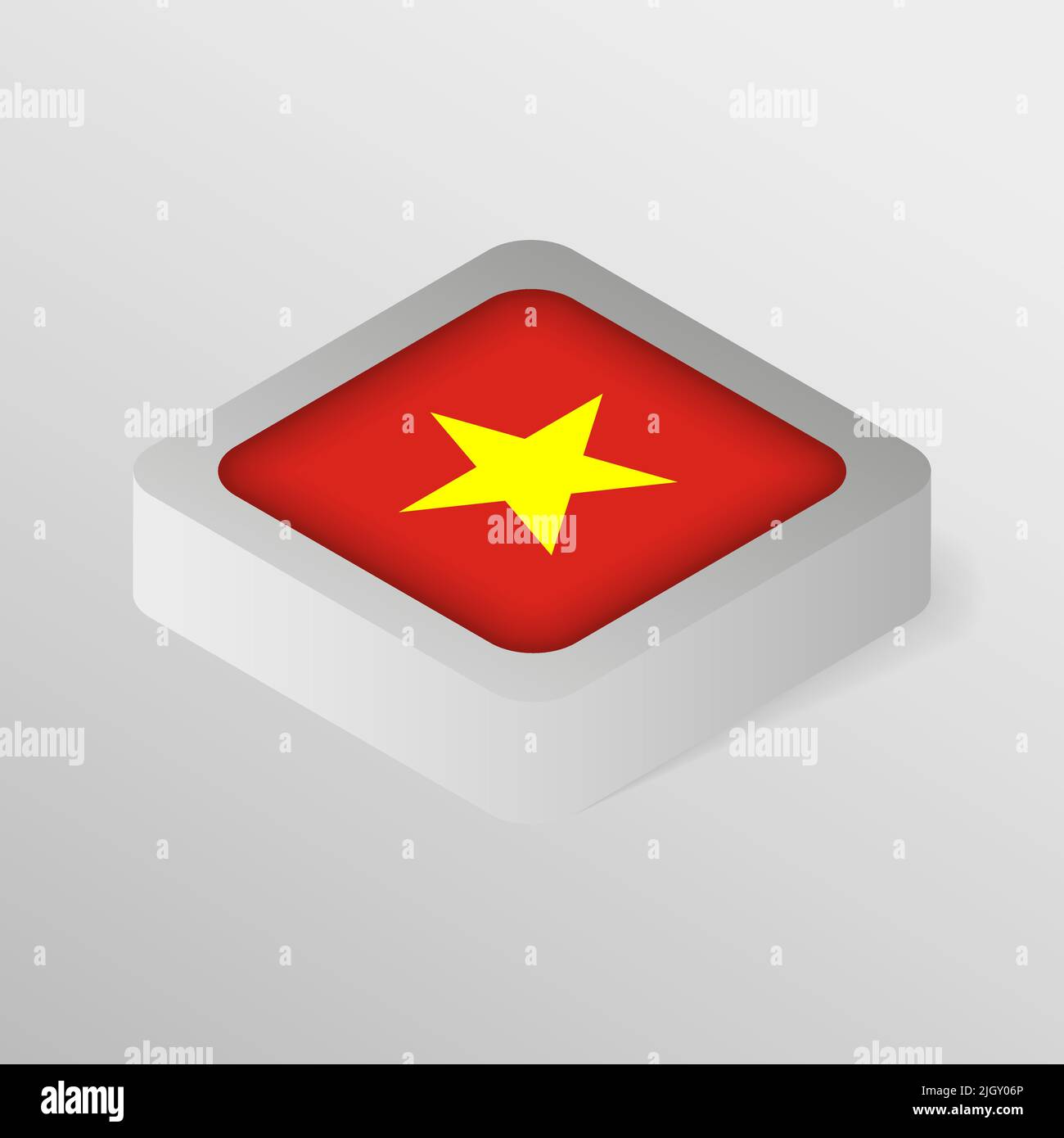 EPS10 Vector Patriotic shield with flag of Vietnam. An element of impact for the use you want to make of it. Stock Vector