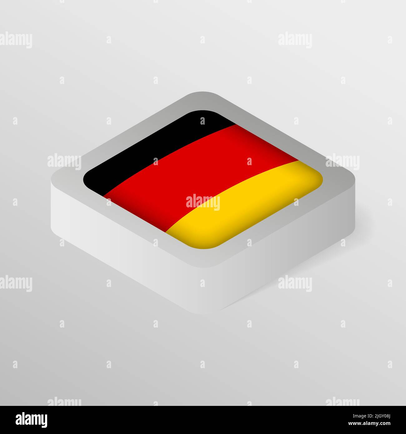 EPS10 Vector Patriotic shield with flag of Germany. An element of impact for the use you want to make of it. Stock Vector