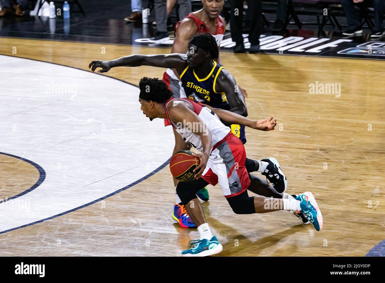 Edmonton, Canada. 12th July, 2022. Ottawa's 5 Kadre Gray works around