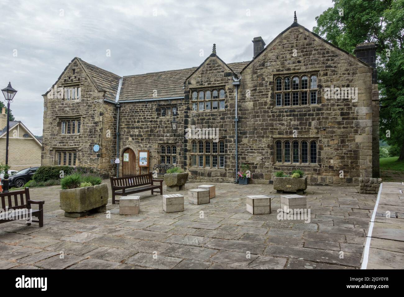 The Manor House, a local heritage museum and art gallery in Ilkley, a