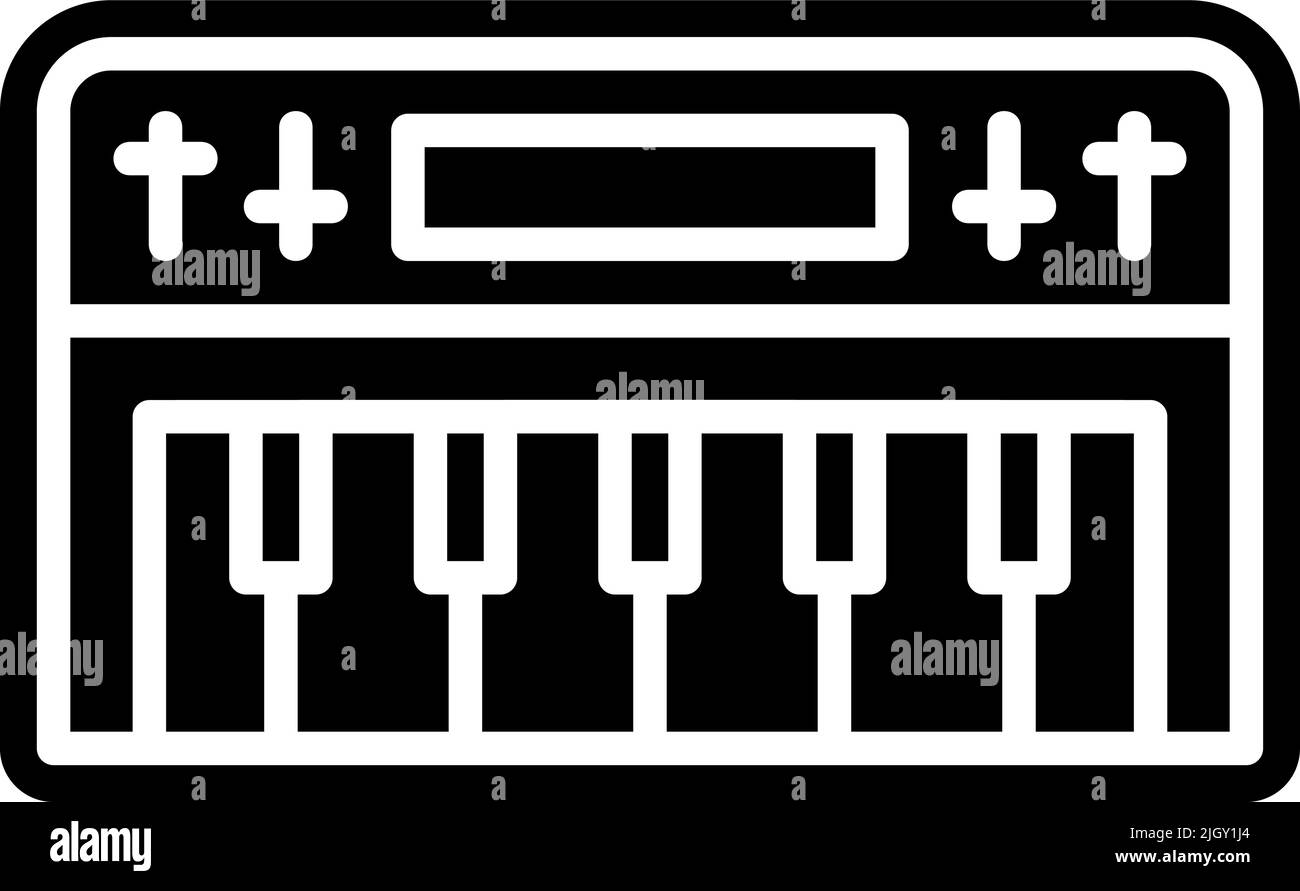 Music store synthesizer icon Stock Vector Image & Art - Alamy