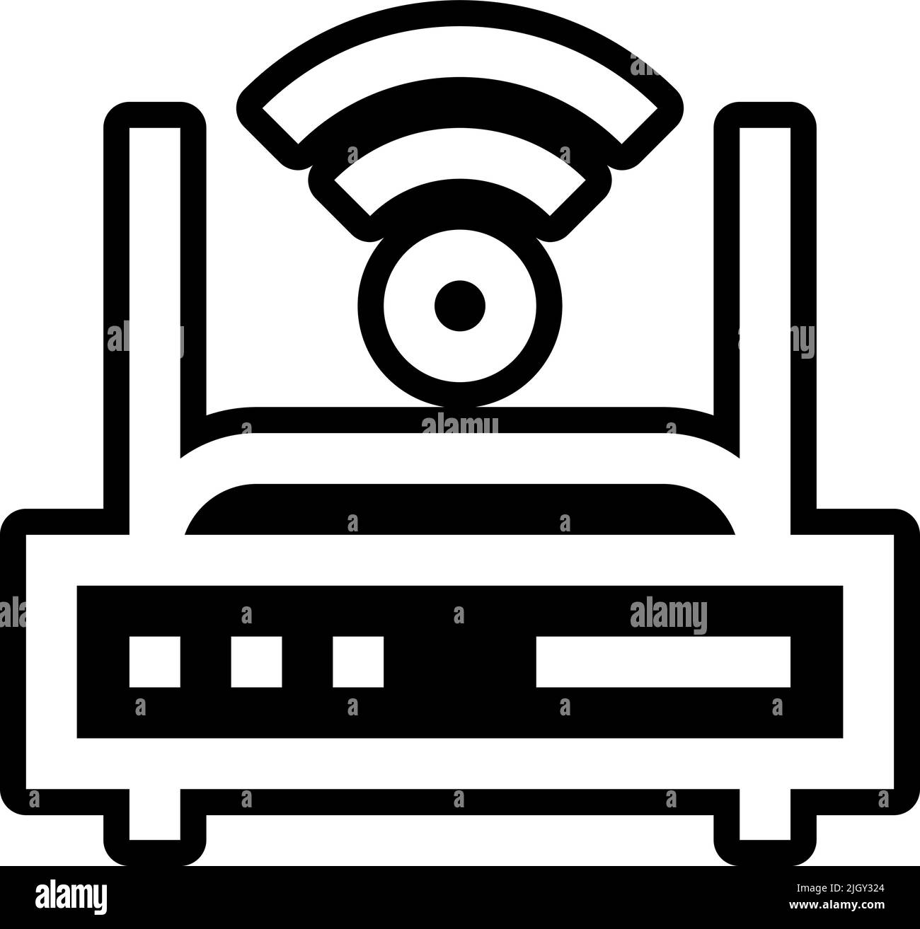 Online game wifi icon . Stock Vector