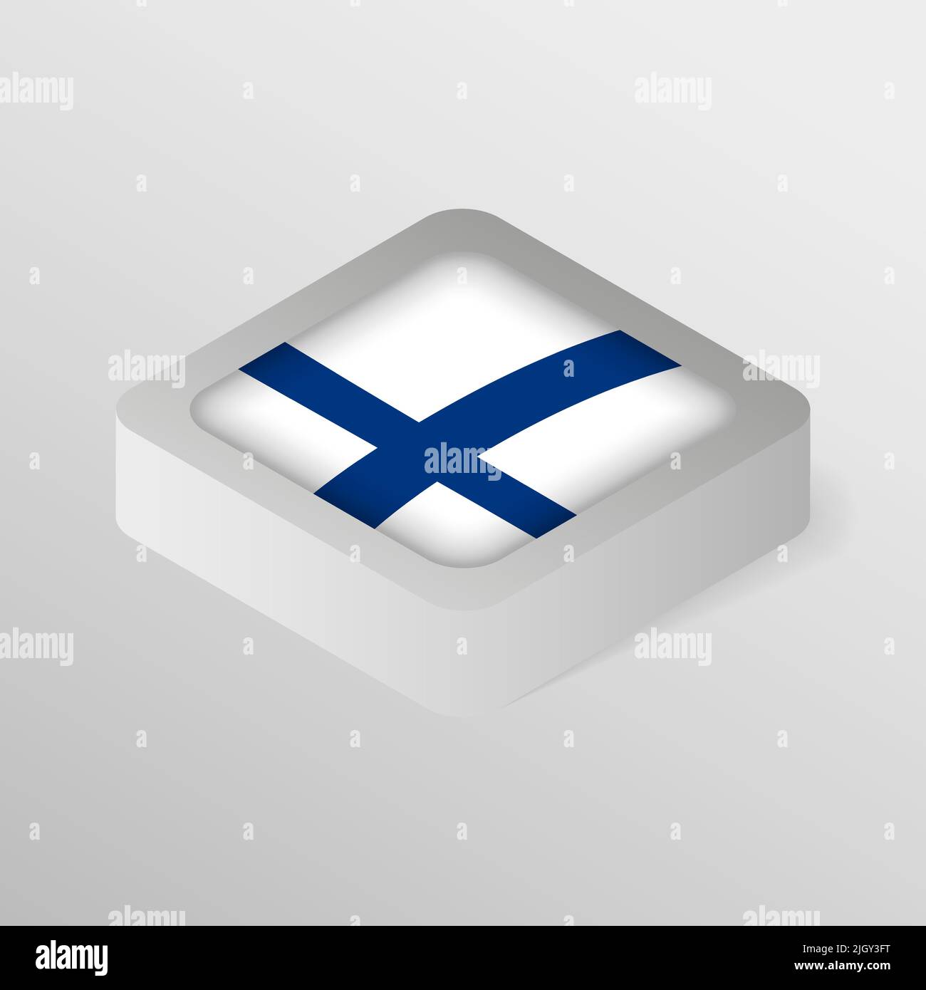 EPS10 Vector Patriotic shield with flag of Finland. An element of impact for the use you want to make of it. Stock Vector