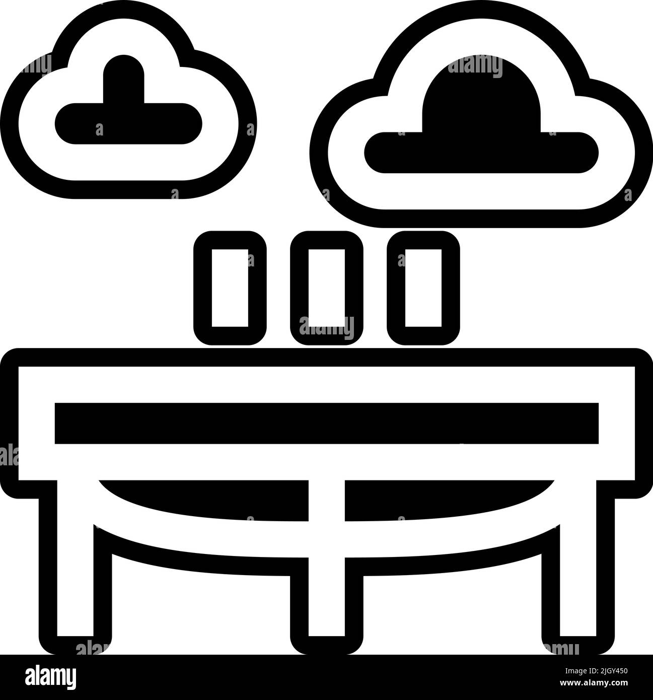 Playground trampoline icon Stock Vector Image & Art - Alamy