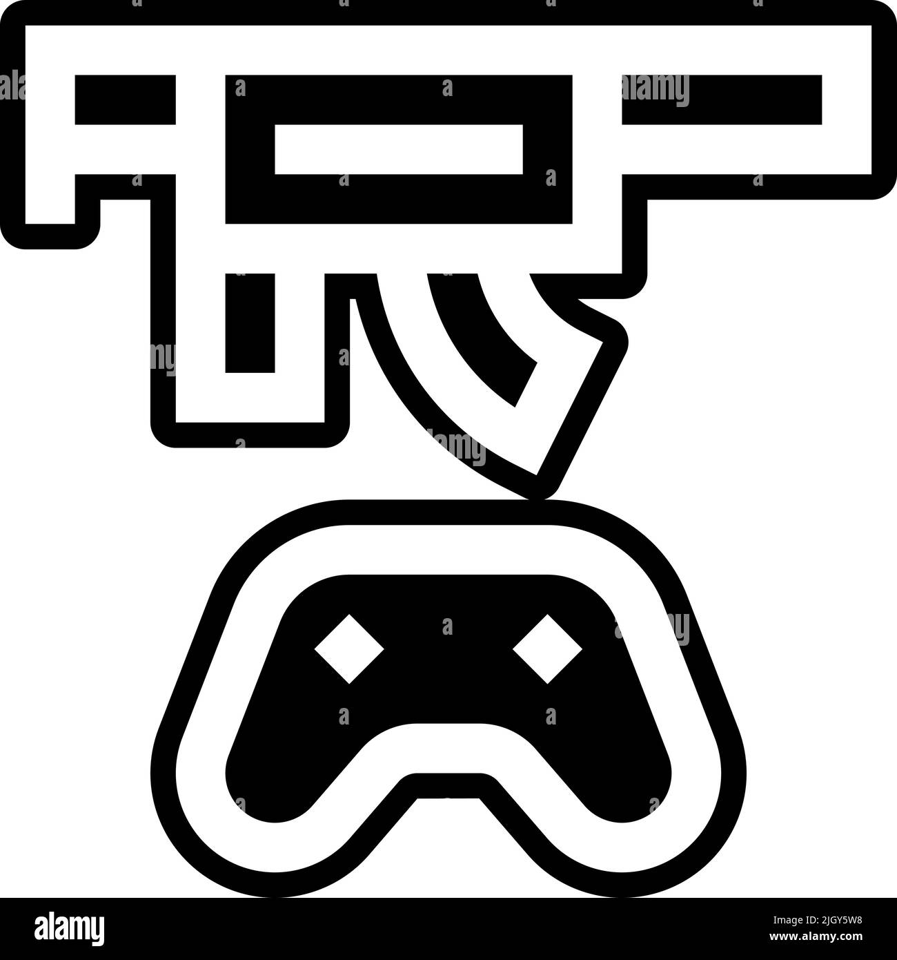 Online game action game icon Stock Vector Image & Art - Alamy