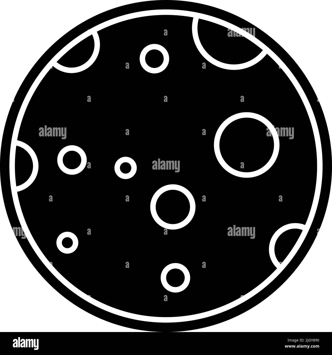 Space full moon icon Stock Vector Image & Art - Alamy