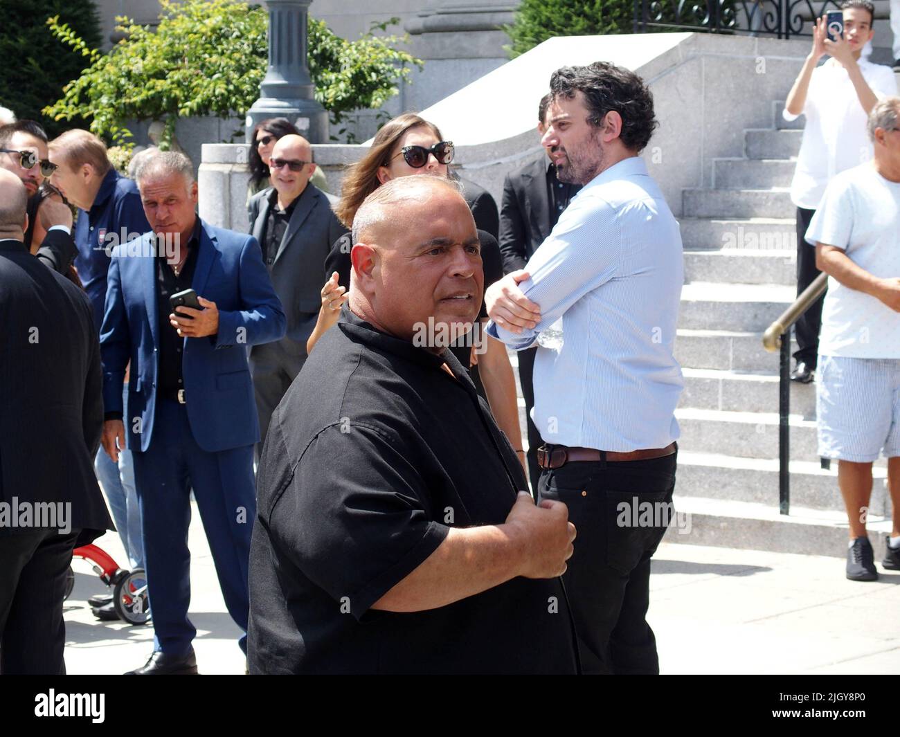 July 13, 2022, New York, New York, USA: July 13, 2022 NEW YORK .Funeral for  Award wining actor Gennaro Anthony â€˜Tonyâ€™ Sirico. Friends and Family  packed the Church .to pay respects to