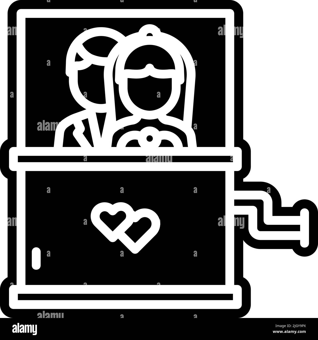 Wedding music box icon Stock Vector Image & Art Alamy