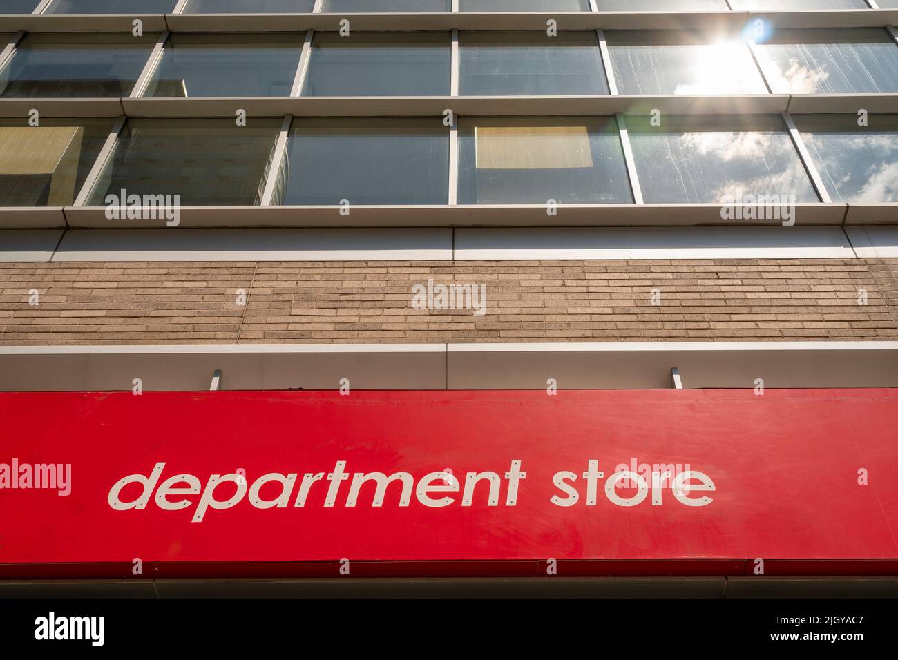 Former home of a Century.21 department store, now vacant real estate
