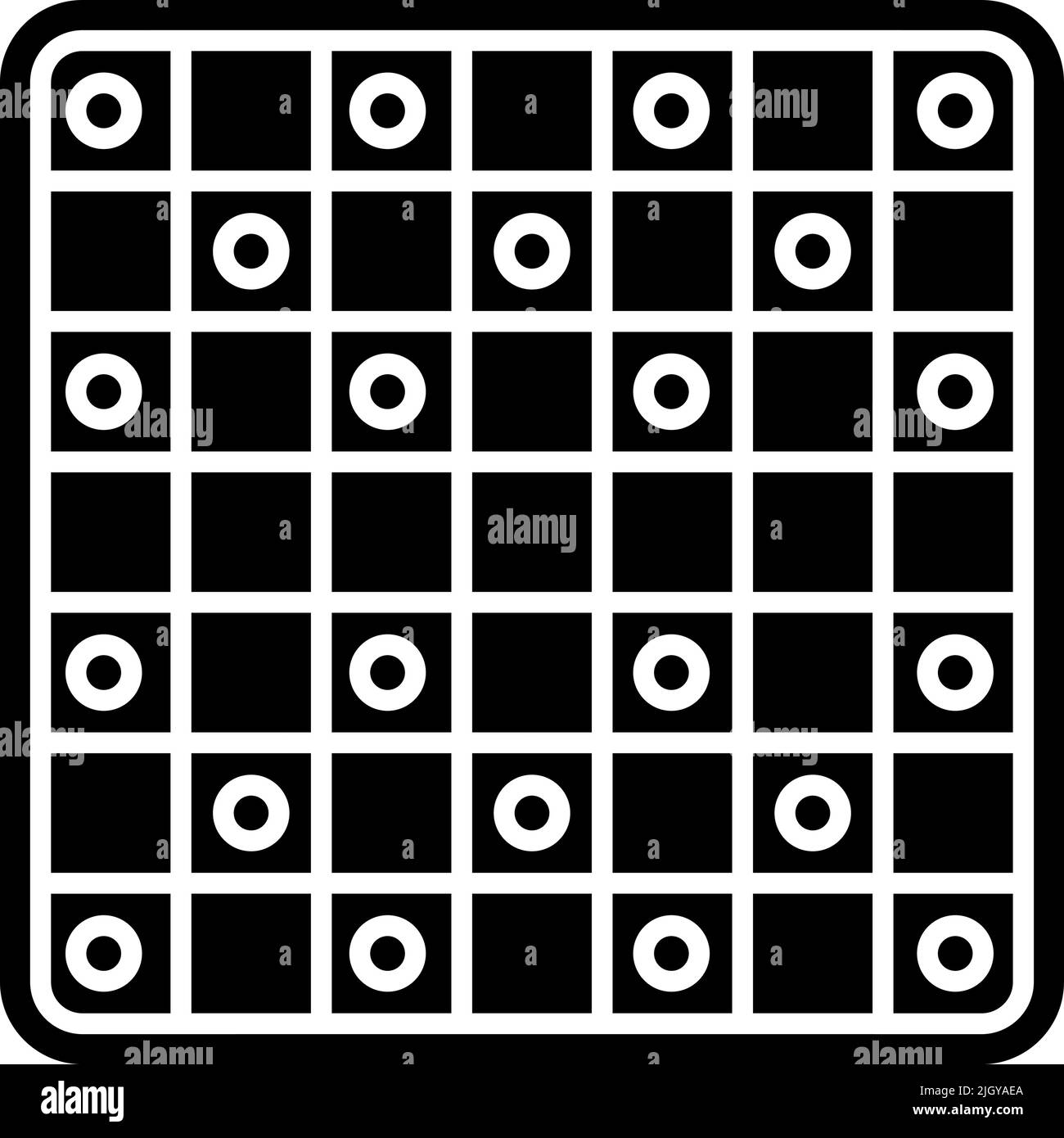 Table games checker board icon . Stock Vector