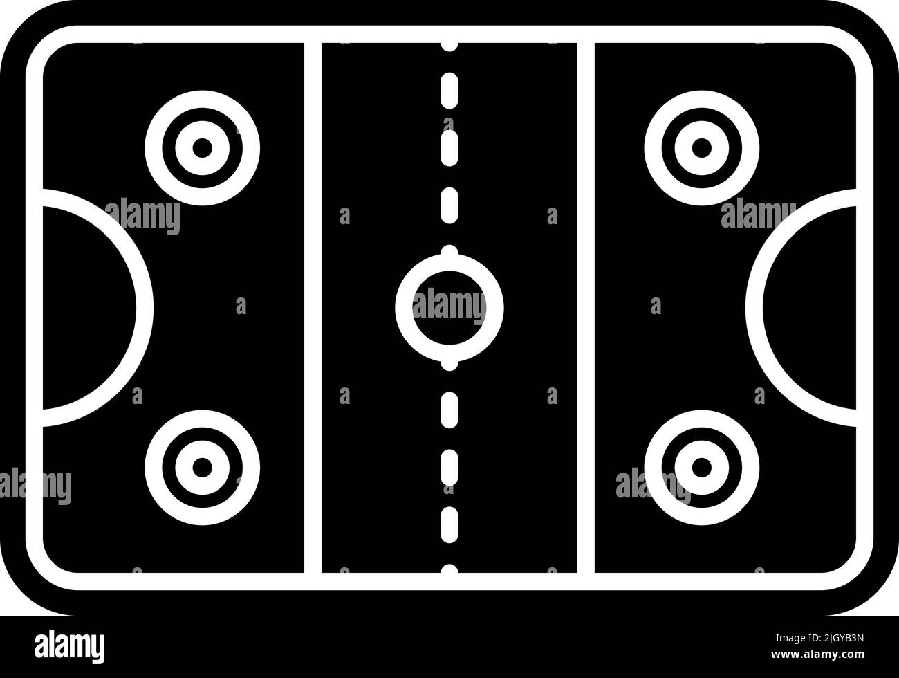 Table games air hockey icon Stock Vector Image & Art Alamy