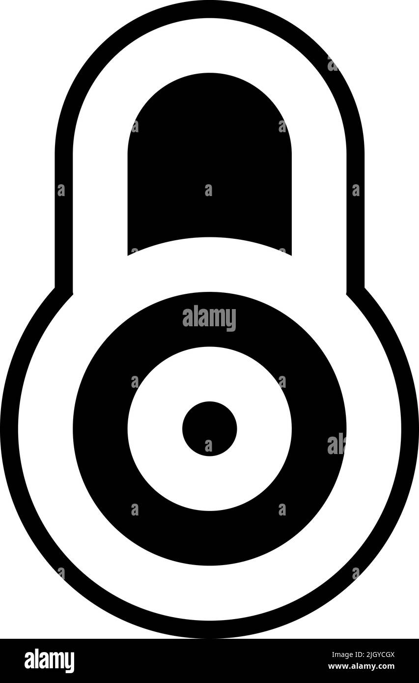 Web buttons lock icon Stock Vector Image & Art - Alamy