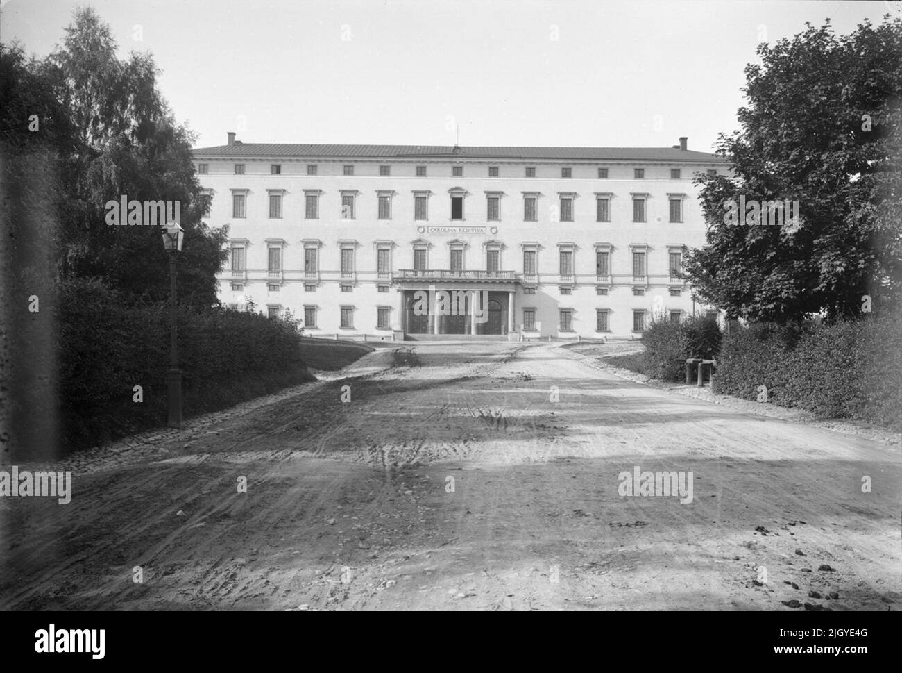Uppsala University Library, Carolina Rediviva, from Drottninggatan
