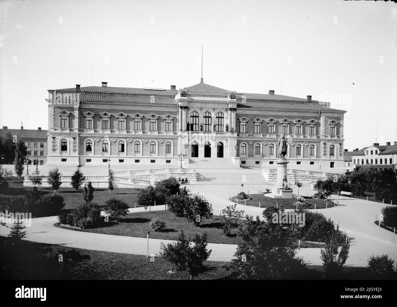 University House, Uppsala 1893. University House, Uppsala 1893 Stock Photo