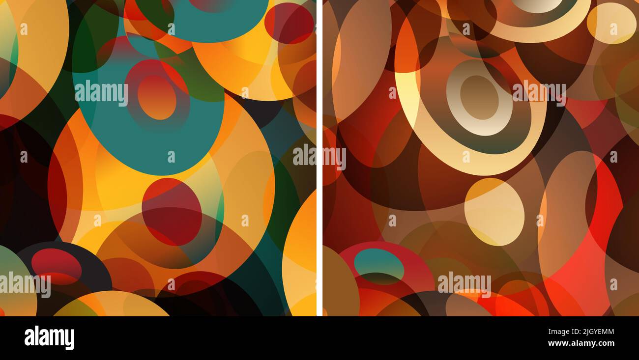 Psychedelic Background Retro Style Stock Vector