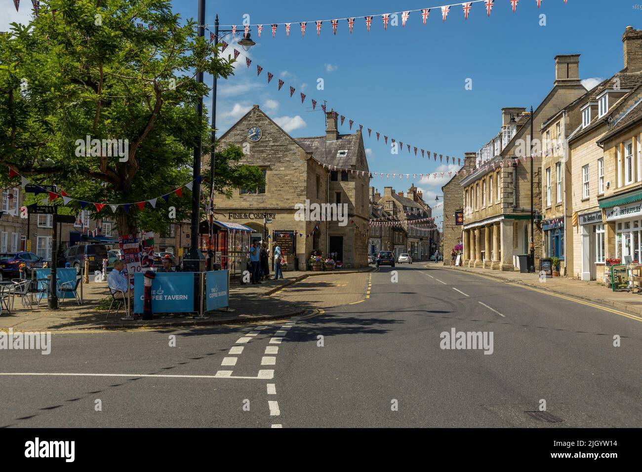 Oundle, a beautiful small town in Northamptonshire Stock Photo