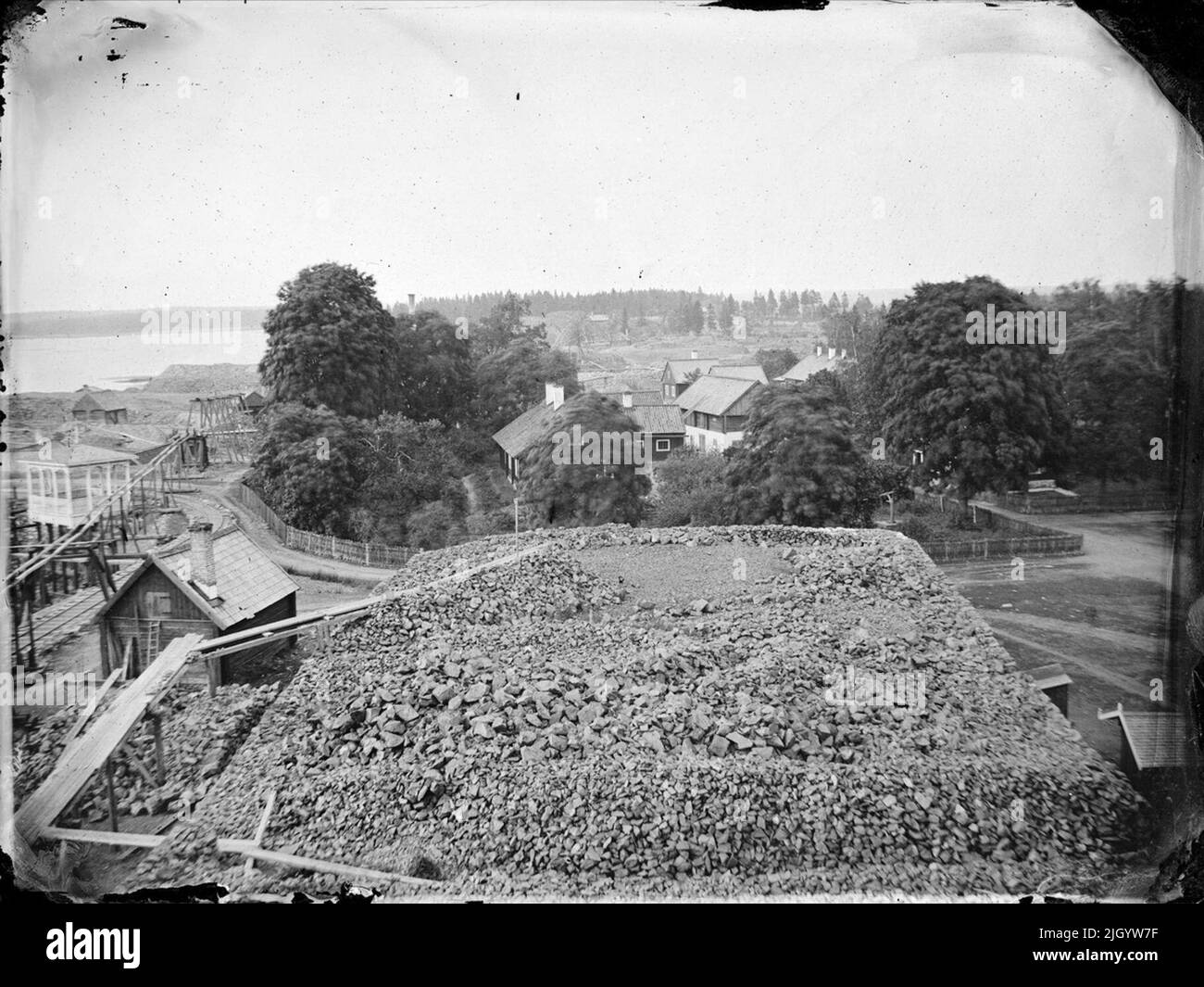 Dannemora mines, Dannemora parish, Uppland, probably 1890s. Dannemora