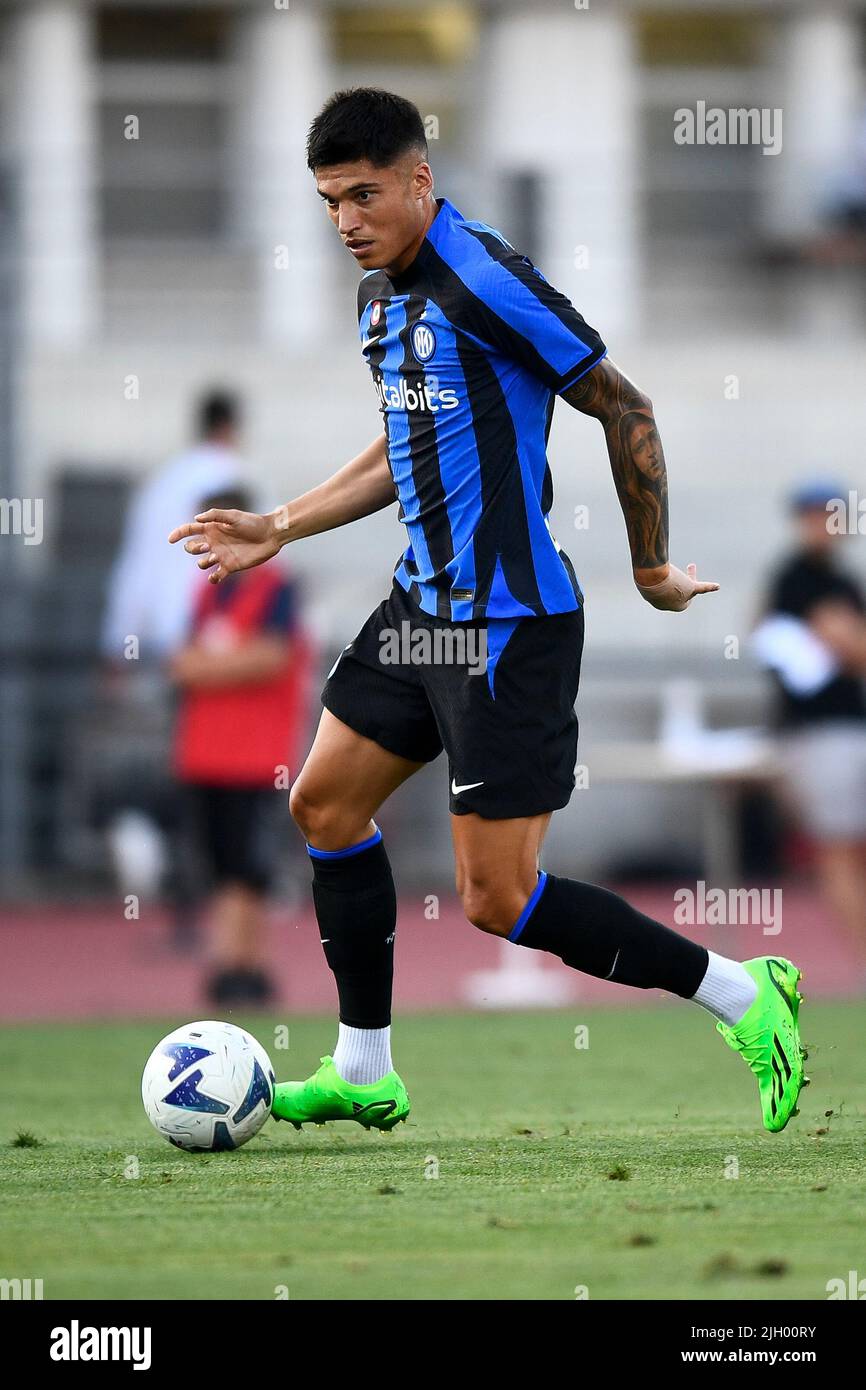 Lugano, Switzerland. 12 July 2022. Joaquin Correa of FC Internazionale in  action during the pre-season friendly football match between FC Lugano and  FC Internazionale. FC Internazionale won 4-1 over FC Lugano. Credit