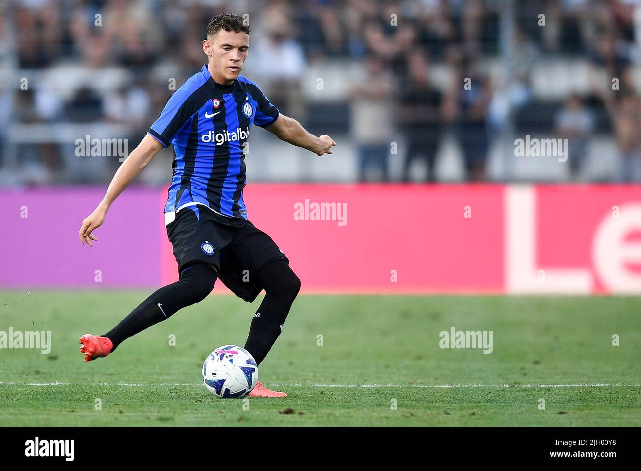 Lugano, Switzerland. 12 July 2022. Joaquin Correa of FC Internazionale in  action during the pre-season friendly football match between FC Lugano and  FC Internazionale. FC Internazionale won 4-1 over FC Lugano. Credit